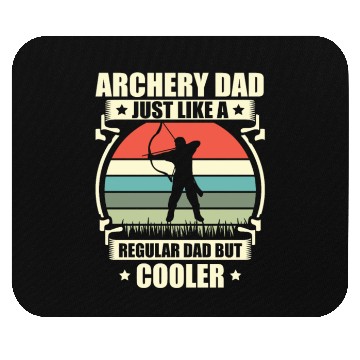 Discover Archery Dad Archer Lover Bowman Fathers Day Mouse Pads