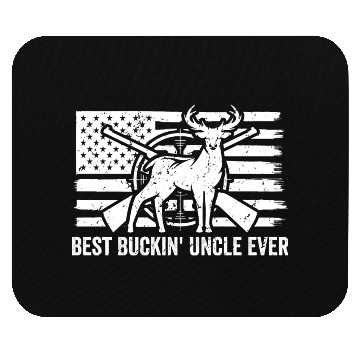 Discover Best Buckin' Uncle Ever American Flag Mouse Pads