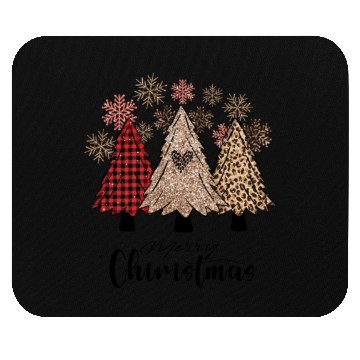 Discover Xmas Messy Christmas Buffalo Plaid Mouse Pads