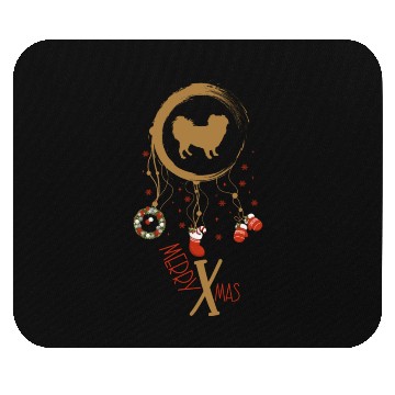Discover dog dreamcatcher Christmas Japanese Spaniel Mouse Pads