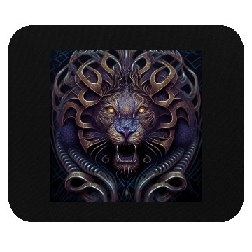 Discover Dark Fantasy Lion Version 5 Mouse Pads