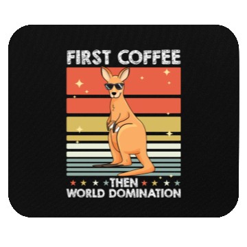 Discover Kangaroo Coffee Mouse Pads