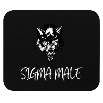 Discover Lone Wolf Sigmamale Alfa Male Mouse Pads