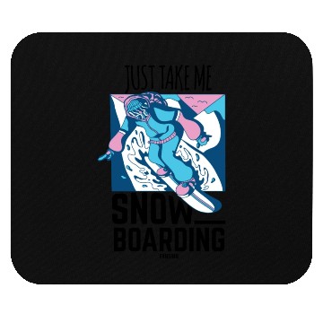 Discover Snowboarding Mouse Pads