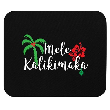 Discover Mele Kalikimaka Hawaiian Merry Christmas Mouse Pads