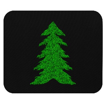 Discover Green tree carpet merry christmas Mouse Pads
