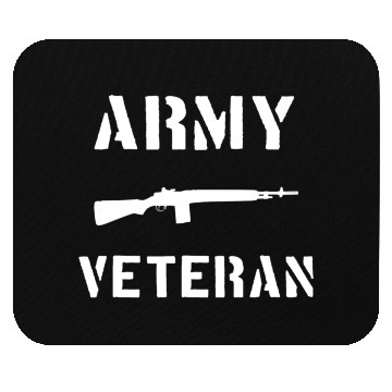 Discover US Army Veteran M14 Rifle Mouse Pads