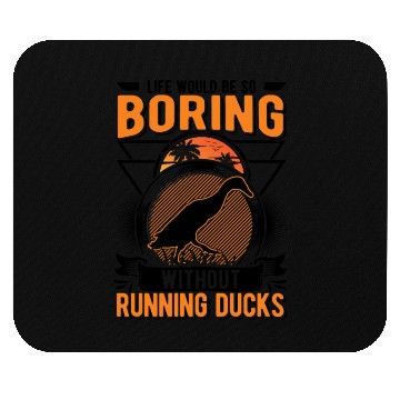 Discover Running Duck Gift Bottle Mouse Pads