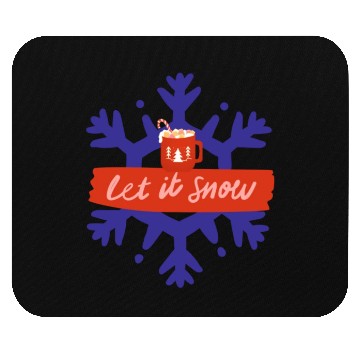 Discover let it Snow Mouse Pads