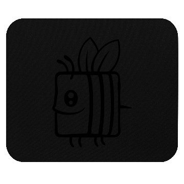Discover Square little cute bee Mouse Pads