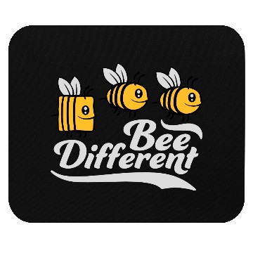 Discover bee different saying quote Mouse Pads