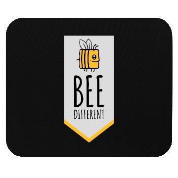 Discover bee different saying quote Mouse Pads