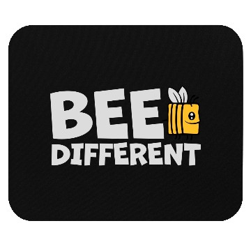 Discover bee different saying quote Mouse Pads