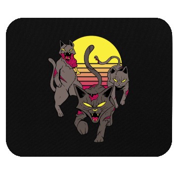 Discover Angry zombie cats Angry zombie cats quote inspirat Mouse Pads