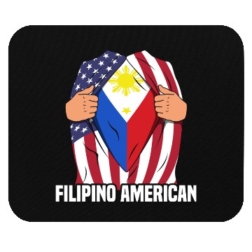 Discover Hero Design for Proud American Pinoys Mouse Pads