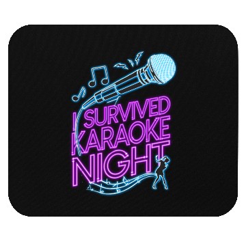 Discover Karaoke Singer 80s Retro I Mouse Pads