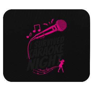 Discover Karaoke Singer I Survived Karaoke Mouse Pads