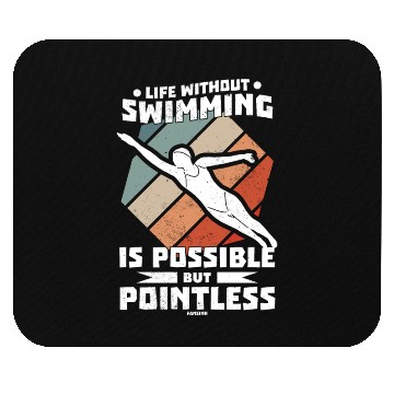 Discover To swim Mouse Pads