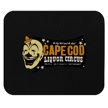 Discover Vintage Clown Liquor Store Mouse Pads