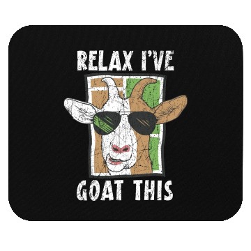Discover Relax I've Goat This Goat Whisperer Farm Animal Mouse Pads