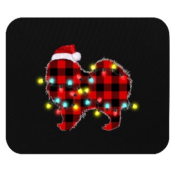 Discover Pomeranian Christmas Dog Lover Pajamas Mouse Pads