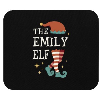 Discover The Emily Elf - Christmas Pajama for Emily Mouse Pads