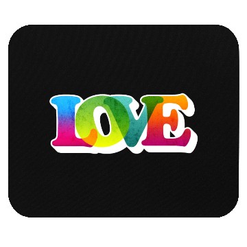 Discover COLORFUL LOVE LETTERS Mouse Pads