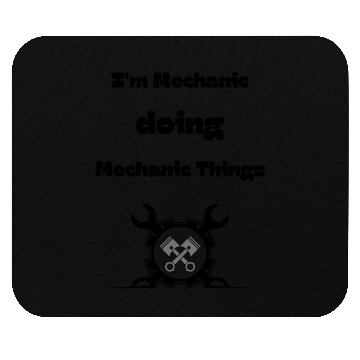 Discover I'm Mechanic Doing Mechanic Things Retro Vintage Mouse Pads