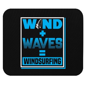 Discover WInd Surfing Wind Plus Waves For Wind Surfer Mouse Pads