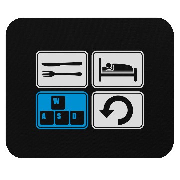 Discover gaming daily repeat computer Mouse Pads