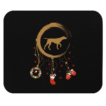 Discover dog dreamcatcher Christmas Pointer Mouse Pads