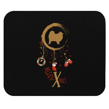 Discover dog dreamcatcher Christmas Pomeranian Mouse Pads