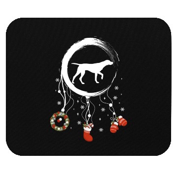 Discover dog dreamcatcher Christmas Pointer Mouse Pads