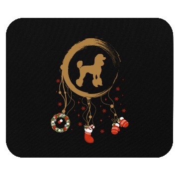 Discover dog dreamcatcher Christmas Poodle Mouse Pads