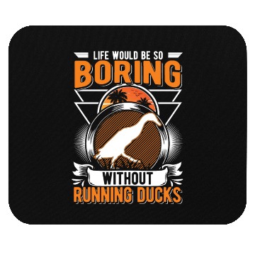 Discover Running Duck Gift Bottle Mouse Pads