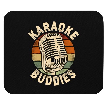 Discover Karaoke Singer Friends Besties Mouse Pads