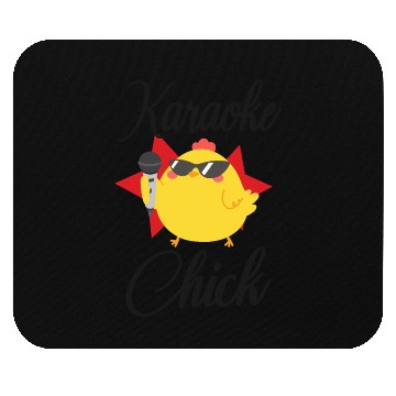 Discover Karaoke Singer Chicken Karaoke Mouse Pads