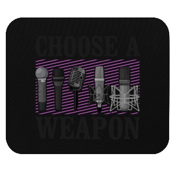 Discover Karaoke Singer Microphone Vocalist Mouse Pads