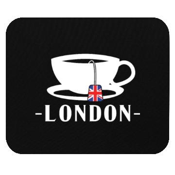 Discover London Tea Great Britain Flag Mouse Pads