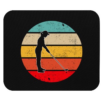 Discover golf retro Mouse Pads