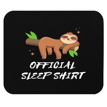 Discover sleep sloth Mouse Pads