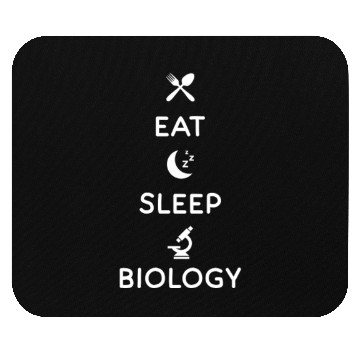 Discover Eat Sleep Biology Mouse Pads