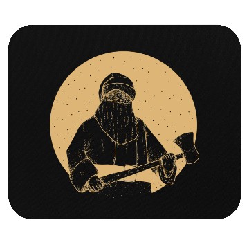 Discover Evil Christmas Santa Axe Mouse Pads