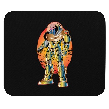 Discover baby bot Mouse Pads
