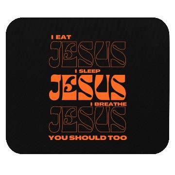 Discover Eat Sleep Breath Mouse Pads