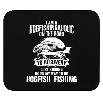 Discover Hog Fish Merch Funny Great Fishermen Mouse Pads