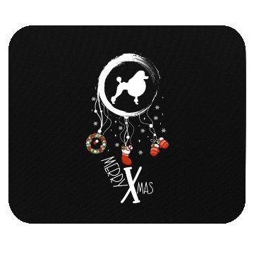 Discover dog dreamcatcher Christmas Poodle Mouse Pads