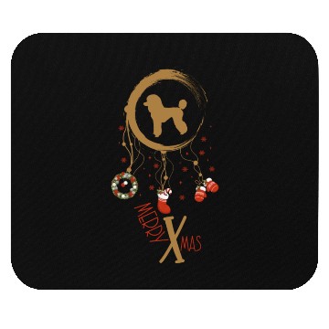 Discover dog dreamcatcher Christmas Poodle Mouse Pads