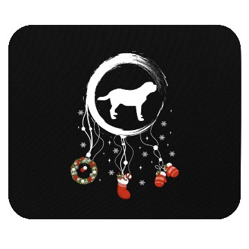 Discover dog dreamcatcher Christmas Saint Bernard Mouse Pads