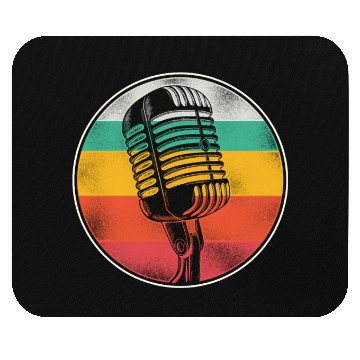 Discover Karaoke Singer Microphone Vocalist Mouse Pads